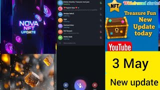 Treasure fun new update today //03 May Nova nft withdrawal update // today imprtant update nova nft