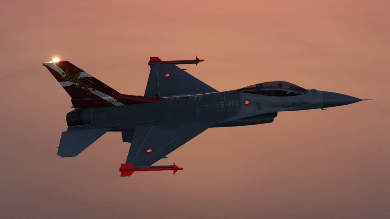 F-16 scenic flight (DCS World)