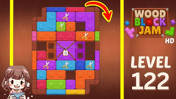 Wood Block Jam Level 122 Solution Walkthrough