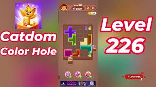 Catdom Color Hole Level 226 Walkthrough 🐱🟣 | Relaxing Color Puzzle Game | Go Answer