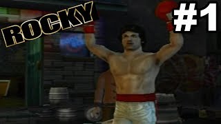 Rocky PS2 Gameplay #1[TKO KNOCKOUT!!!]