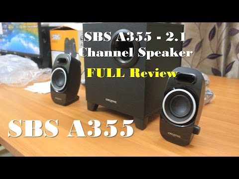 Creative SBS A355 Speaker Review | 2.1 Channel Speaker 2015