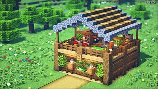 ⚒️Minecraft : How To Build a  Beginner-Friendly Survival House - 마인크래프트 건축 : 초보자도 쉽게 만드는 야생 집 만들기 by 타놀 게임즈-Tanol Games 42,706 views 7 months ago 11 minutes, 26 seconds