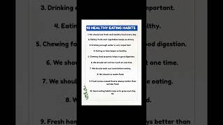 10 healthy eating habits/healthy eating habits/10 lines on healthy eating habits/eating habits 10 healthy eating habits/healthy eating habits/10 lines on healthy eating habits/eating habits