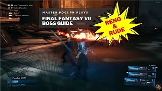 Final Fantasy Vii Remake Reno And Rude Boss Guide
