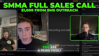 Full SMMA Sales Call Recording ($1k From SMS Outreach)