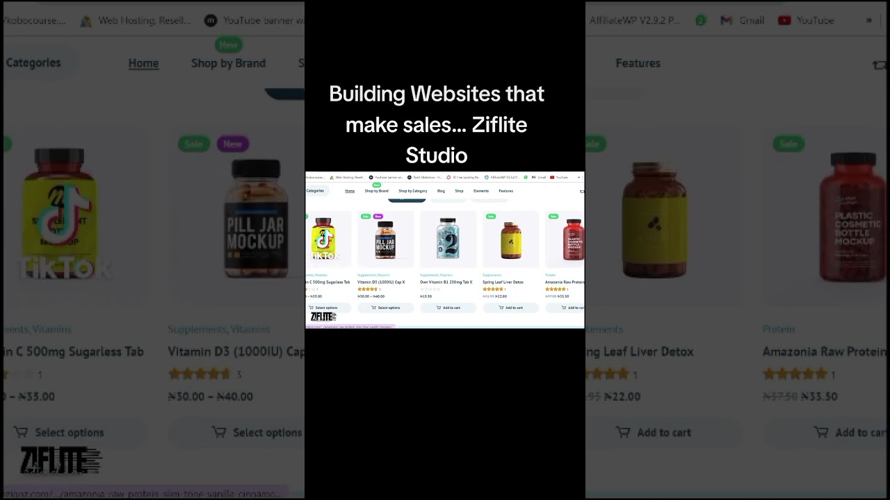 Let's build you a website that Stands out and makes sale