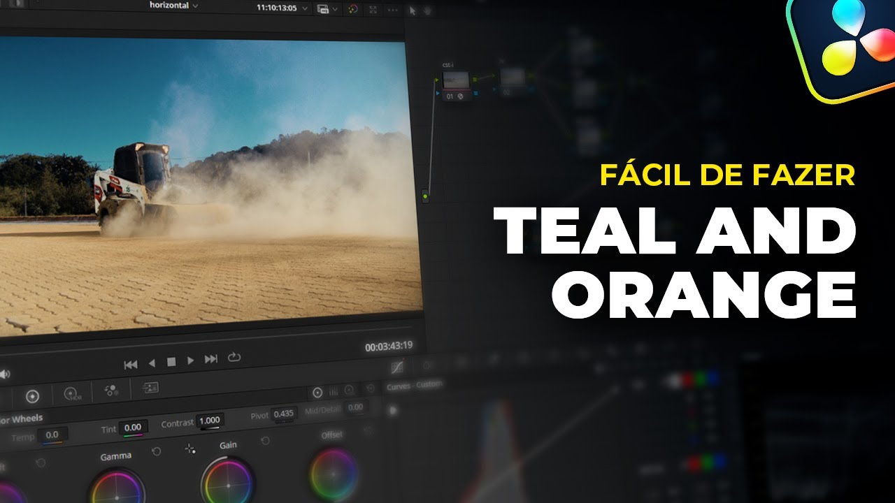 TEAL AND ORANGE FÁCIL no DaVinci Resolve 20 - YouTube