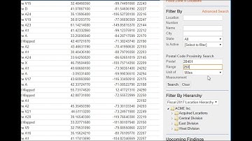Zip Code Proximity Search