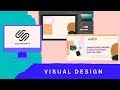 Customizing the Squarespace site and adding all the visual design details