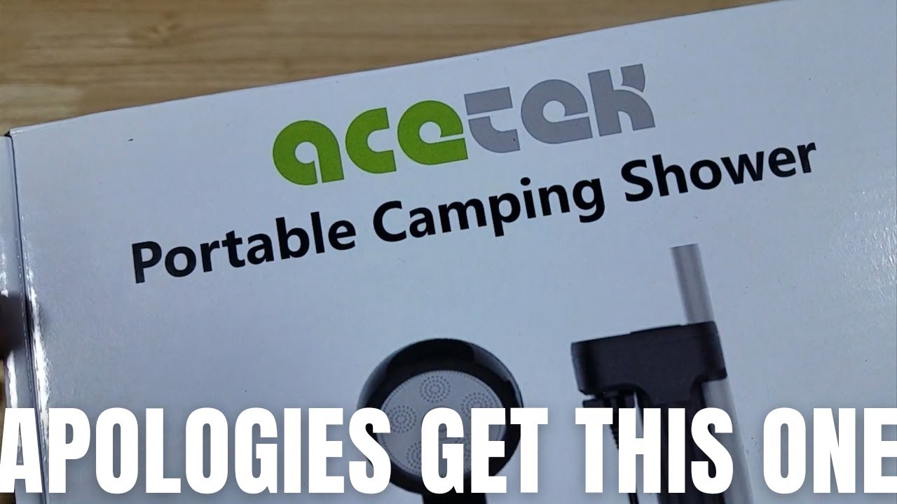 OK THIS IS THE BEST CAMP SHOWER ON AMAZON REVIEW YouTube