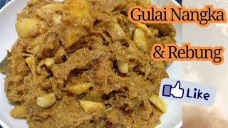 Resep Gulai Nangka rebung dan daging. // Gulai cubadak rabuang dan daging.