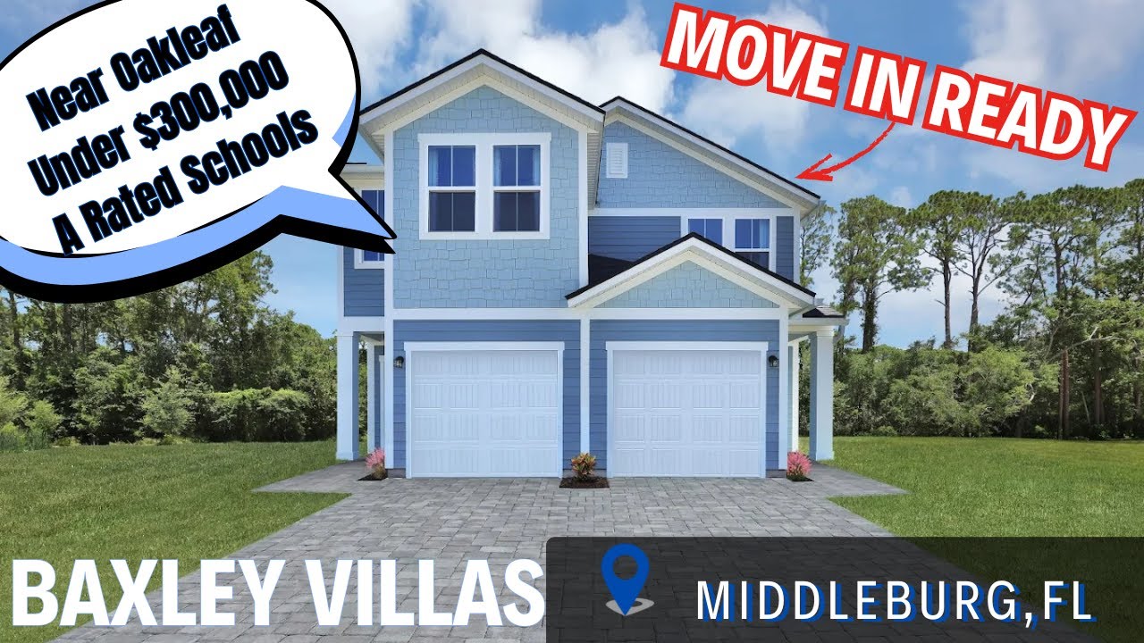 Baxley Villas | New Construction Home Tour | Living In Middleburg FL | Move In Ready! | Drees Homes