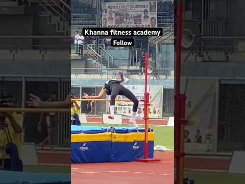 High Jump Competition khanna fitness academy #fitness #trackandfield #trybwearathletics #like