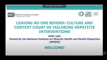 Leaving No One Behind: Culture and Context Count in Tailoring Hepatitis Interventions | June 2022