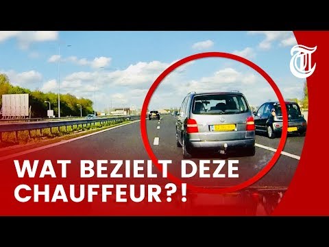 Bizar! Auto staat stil op A6 - DASHCAM #106