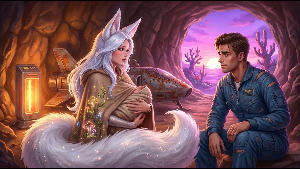 A Pilot on the Brink Begged for Milk—The Fox Woman Who Nursed His Twins Stayed Forever SciFi Stories