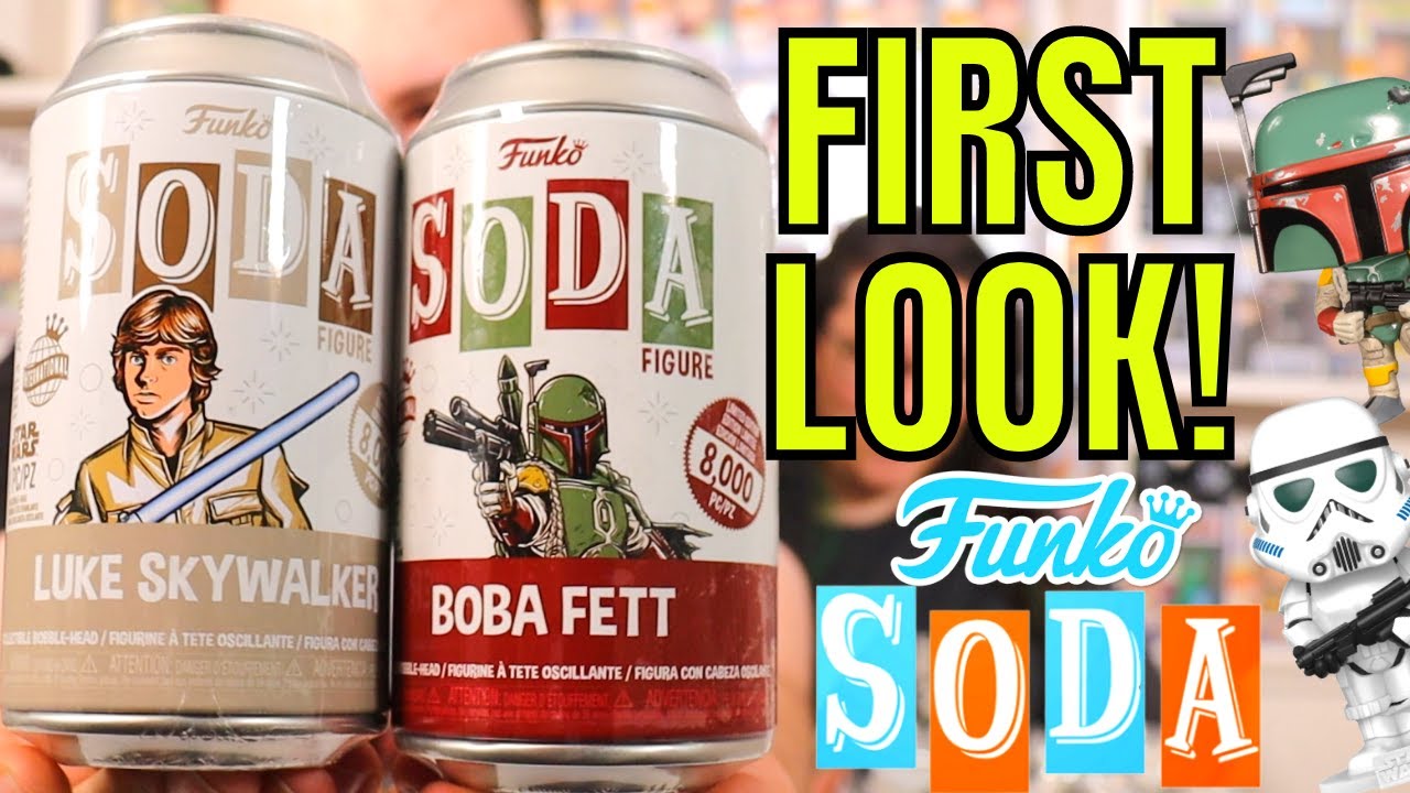 STAR WARS Funko Soda FIRST LOOK! Boba Fett, Luke Skywalker & MORE! - YouTube