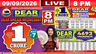 [LIVE] Lottery 8:00 PM Dear Nagaland state lottery live draw result 09.09.2026 | Lottery live screenshot 2