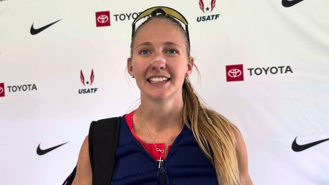 Addy Wiley after making 2025 USA 800 final