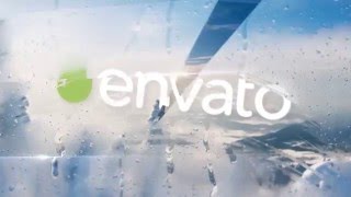 Water Drops Logo Reveal - After Effects Template