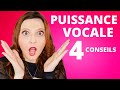 Puissance vocale  4 conseils pour une voix puissante