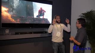 Sony Dolby Atmos DTSX 3.1 Soundbar & UBP-X700 Blu-ray Player at CES 2018