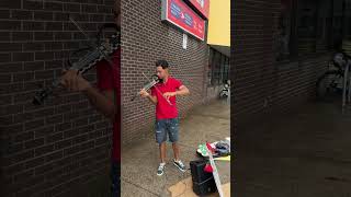 Amazing Street performance (God Father).