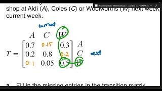 12C2 - Interpreting Transition Matrices