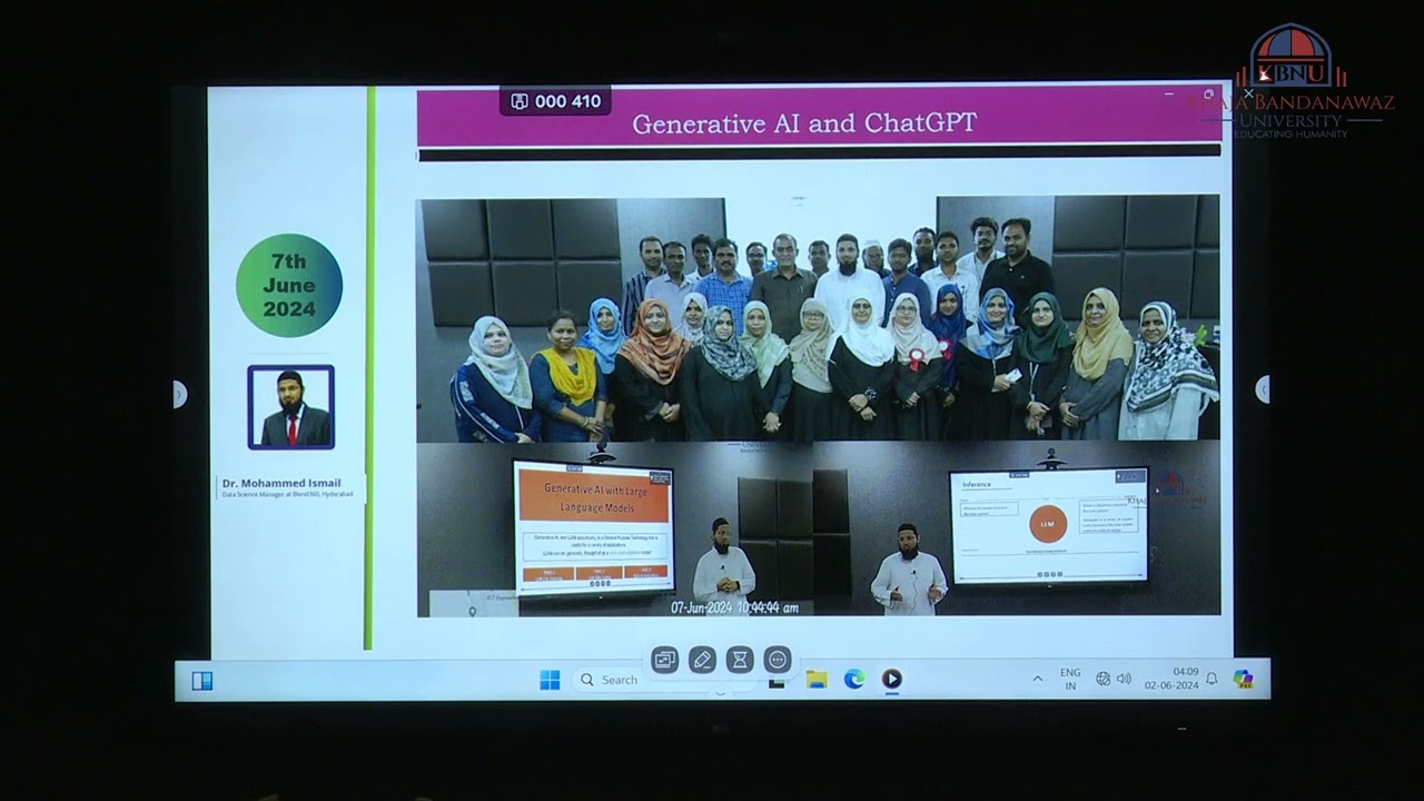 Faculty Development Programme on Artificial Intelligence &Data Science Insights Valedictory Function