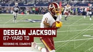Kirk Cousins Finds DeSean Jackson for 67-Yard Yard TD! | Redskins vs. Cowboys | NFL