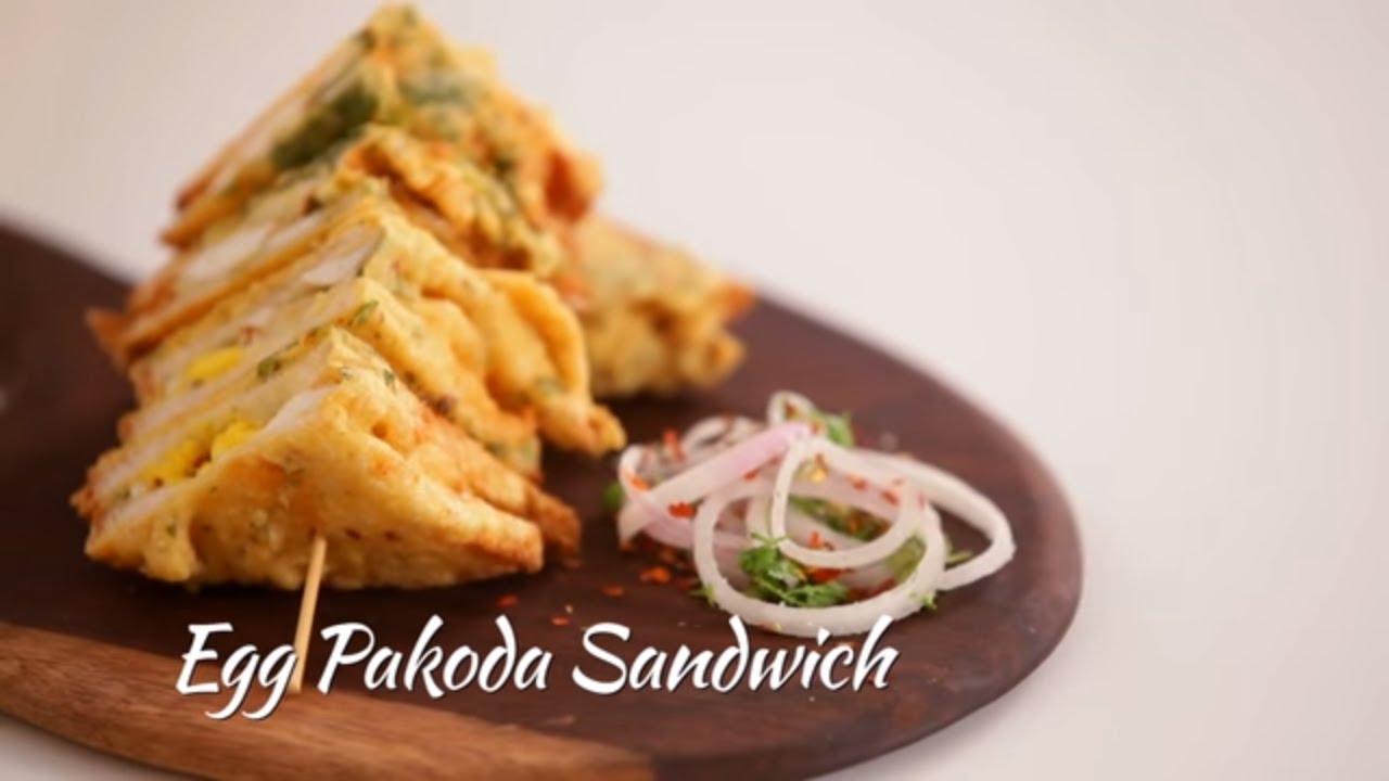 Egg Bread Pakoda Recipe in Marathi - How To Make Egg Pakora Sandwich - Evening Snack Recipe | India Food Network