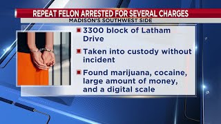 MPD: Repeat felon arrested on several charges on Madison’s southwest side
