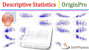How to perform descriptive statistics on statistical data in origin