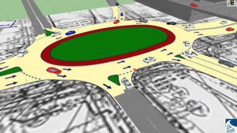 6-legged roundabout off a freeway