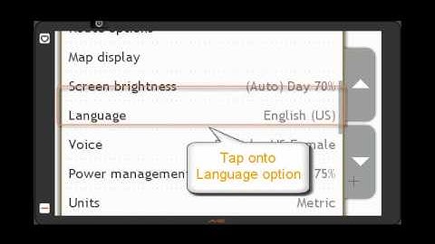 [GPS] Mio Moov S-Series_How do I change the on-screen language_North America Region