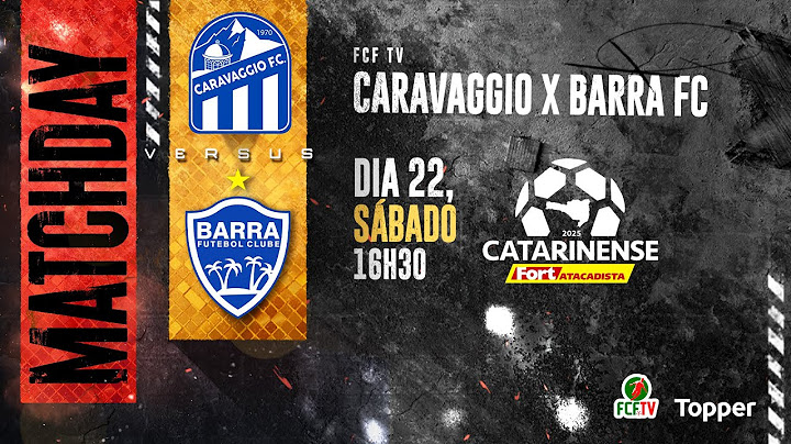 AO VIVO | CARAVAGGIO X BARRA FC | CATARINENSE FORT ATACADISTA 2025