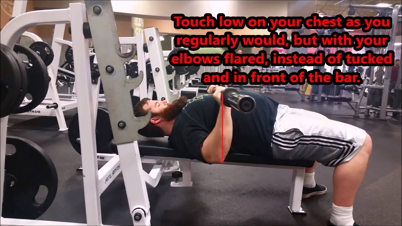 Bench Press Elbows Tucked