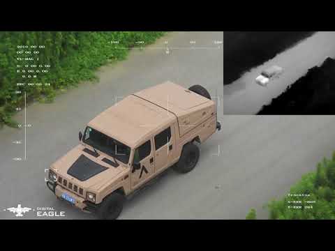 Auto Target Tracking Test by Digital Eagle Drone Camera
