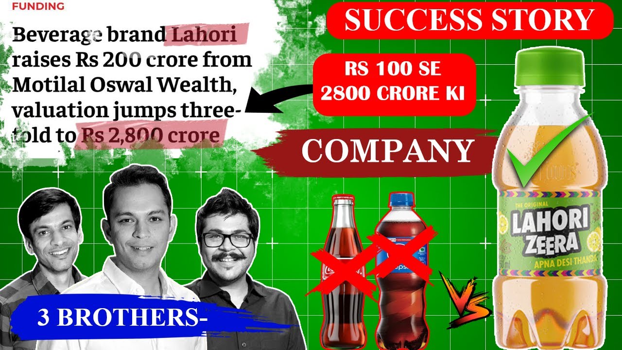 Lahori Zeera’s Rise: How a Desi Drink Beat Pepsi & Coca-Cola- LAHORI ZEERA | INDIA'S DRINK| PEPSI|