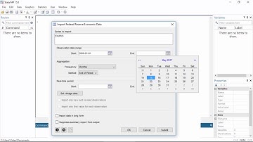 New in Stata 15: Import FRED (Import Federal Reserve Economic Data) in Stata