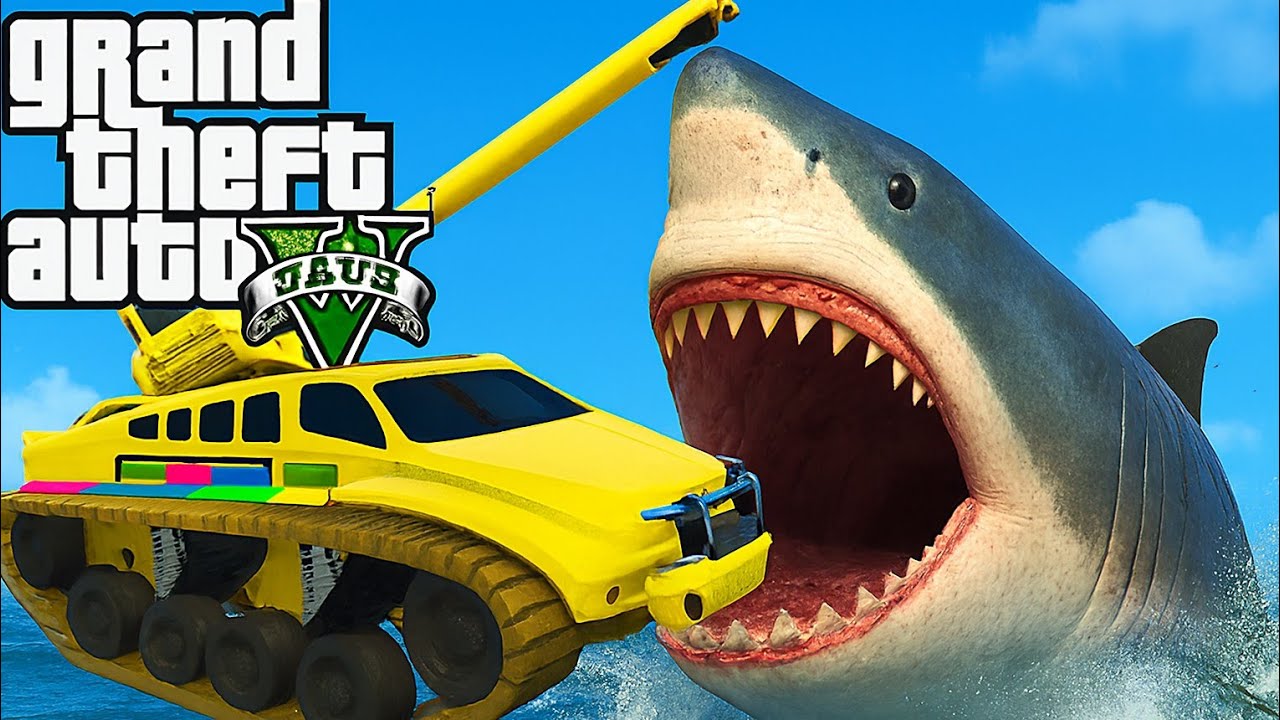 UNBELIEVABLE GTA MOMENT – Shark vs Tank! #gta5 