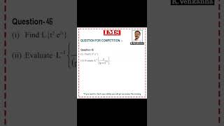 Q.46 IMS (Institute of Mathematical Sciences) New Delhi #ias #education #ifos #maths #upsc #exam