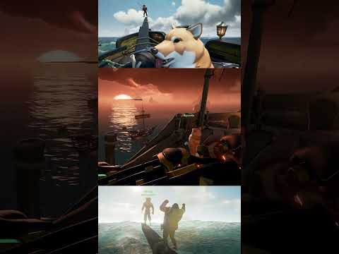 พระอาทิตย์ตก #seaofthieves
