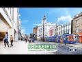 SHEFFIELD CITY TOUR | Fitzalan Square to Sheffield Town Hall in 4k
