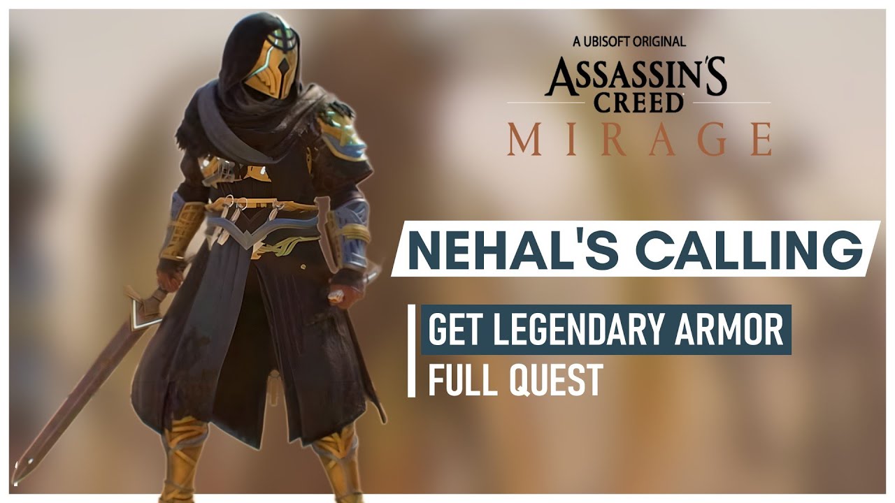 HOW TO GET LEGENDARY ARMOR💪 - Nehal's Calling | AC Mirage - YouTube