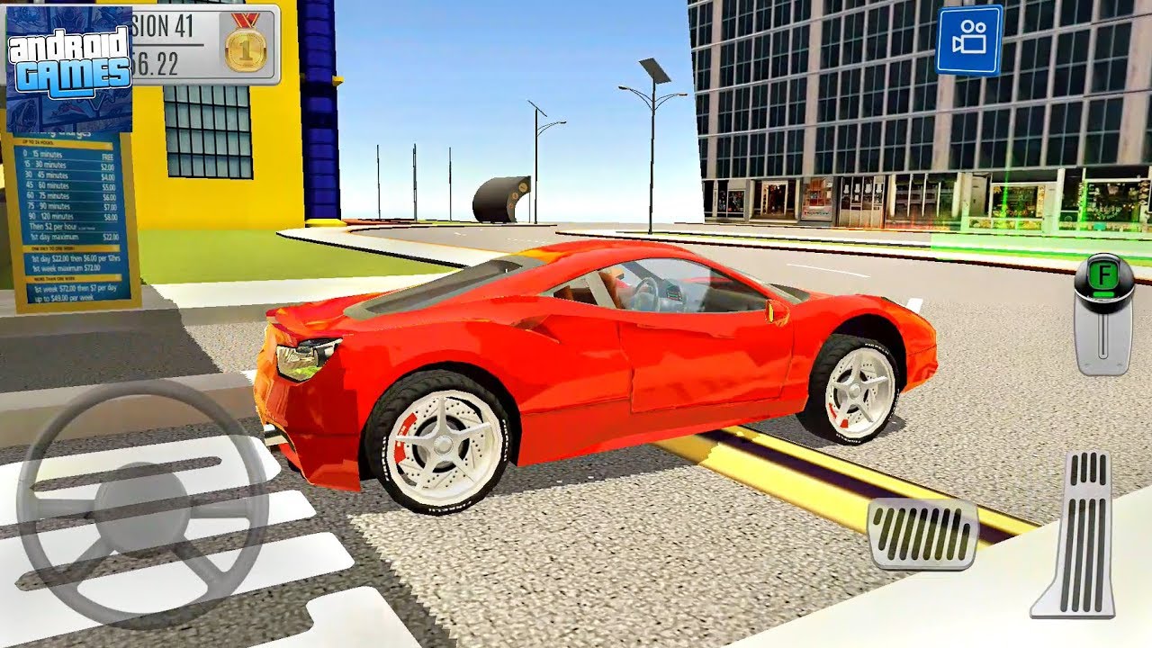 Multi Level 7 Car Parking Simulator #8 Red Supercar - Android Gameplay FHD