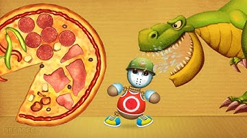 Kick the Buddy - Gameplay Walkthrough Part 57 - Prehistoric Dinosaurs T- REX vs All Food Weapons