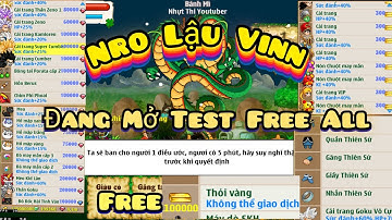 NRO LẬU VINN / Ngọc Rồng Lậu Đang Mở Test Free 100k Thỏi Vàng 20 Triệu Ngọc Full Mod Có IOS