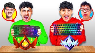 Using AsianJeff &amp; Bugha&#39;s Keyboards to Play Ranked in Fortnite!